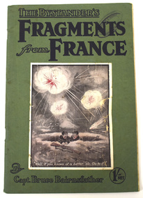 Book, The Bystander's Fragments From France, c 1916