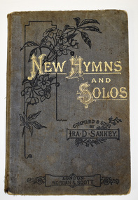 Book - Hymn Book, Ira Sankey (compiler of Hymns), New Hymns and Solos, c.1900