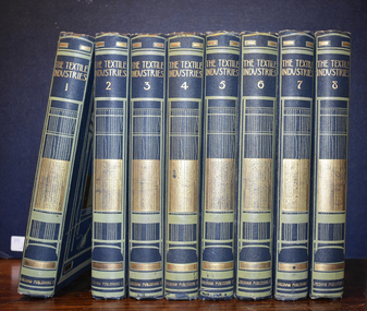 Book, William S. Murphy, The Textile Industries ( eight volumes)