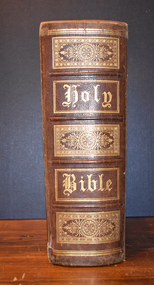 This is a copy of the Bible, hard brown cover printed in 1786.