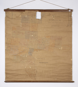 Map - Soldier Settlement Map, Soldier Settlement Commission, Tarrone Estate Alex Boyd, 1940s