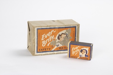 Functional object - Safety Matches, Ever-Brite, Australia, Ever-Brite Safety Matches, c. 1950