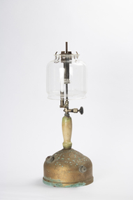 This is a vintage Coleman lamp.