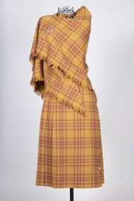 Fletcher Jones kilt and wrap in Australian tartan.