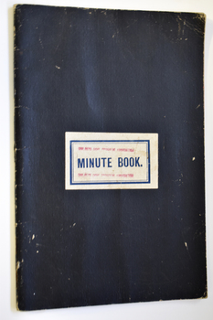 A minutes book from the Childers Cove Progress Association.