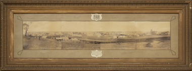Photograph - Framed photograph of Warrnambool 1887, Town Panorama. Warrnambool Queen's Jubilee 1887, 1887