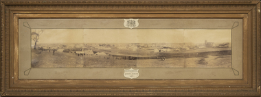 Photograph - Framed photograph of Warrnambool 1887, Town Panorama. Warrnambool Queen's Jubilee 1887, 1887