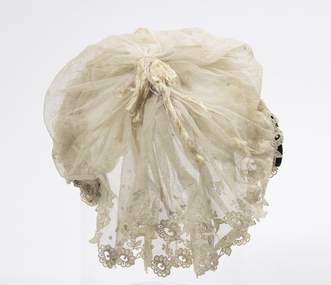 Headwear - Lady's boudoir cap, Hat, Early 20th Century