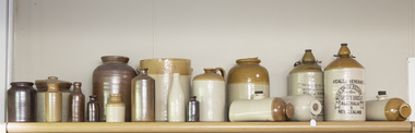 Container (Collection) - Collection of stone ware jars, Stoneware Jars, Early 20th Century