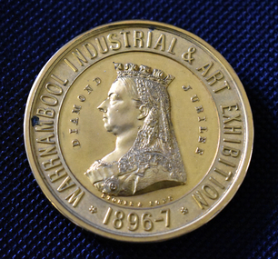 Medal - Warrnambool Industrial and Art Exhibition Medallion and Box