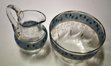 Domestic object - jug and bowl set, c. 1920