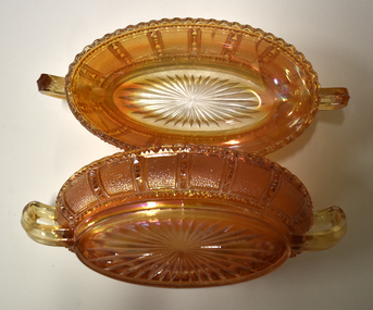 Decorative object - Oval Carnival Ware Dishes, c. 1940