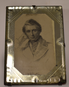 Artwork, other - Framed copy of engraving, John Ruskin, late 19th century
