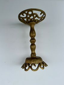 Decorative object - Glass Sphere on Metal Stand, c. 1930