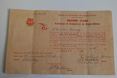 Document - Charles Geary Collection, 1915-1922