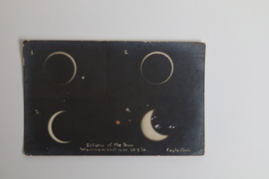 Photograph - Foyle postcard Eclipse 1916, Foyle, 1916