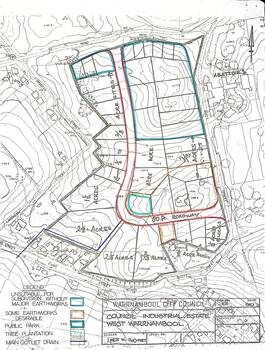 WCC Council Industrial Estate West Warrnambool Map