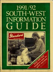 Booklet - Warrnambool Standard 1991/1992 South-West Information Guide, The Warrnambool Standard Warrnambool, 25 October 1991