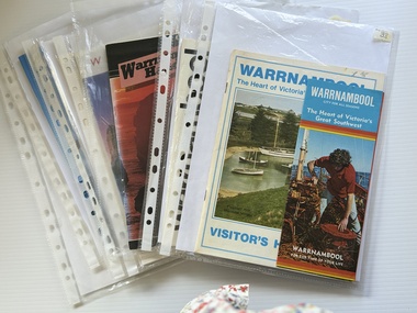 Booklet - Warrnambool Visitor's Handbooks 1979-2024, Collett, Bain and Gaspar, Printers, 1979-2014