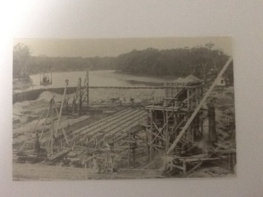 Black and white  photograph, approx. 1980
