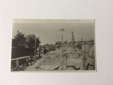 Black and white photograph, approx.1980