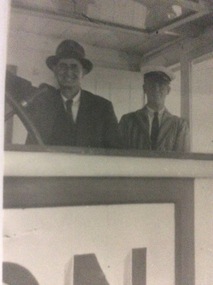 A black and white copy of a photograph, 24/09/1984