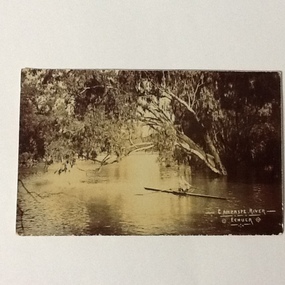 A black and white photographic  postcard, Between 08/1906 - 10/1906