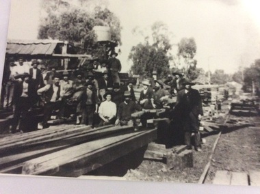 Black and white photograph
