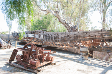 Hull of Paddlesteamer, Westgood & Air, Success, 1877