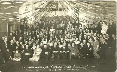Picture, Catholic Ball Streatham 1938