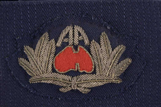 Side cap, insignia, Ansett Airways, 1940s