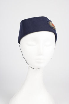 Side cap, front, Ansett Airways, 1940s