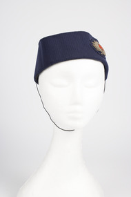 Side cap, front, Ansett Airways, 1940s
