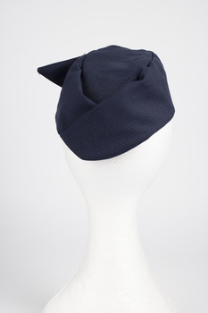 Pillbox hat, back, Ansett Airways 1958-1964