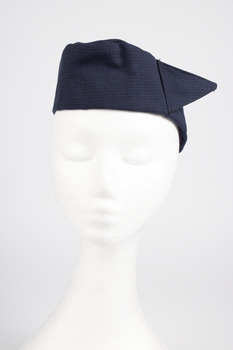 Pillbox hat, front, Ansett Airways 1958-1964