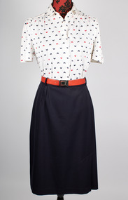 Uniform - Skirt and shirt, Adele Weiss, 1981-1990