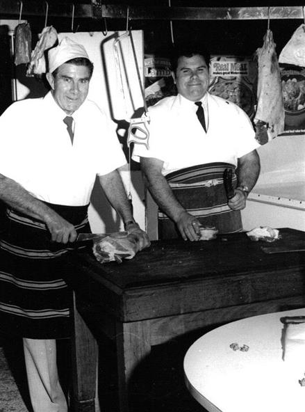 Photograph, Butchers - Bill and Gary Stephens, circa mid 80's