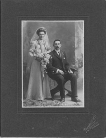 Photograph - Studio portrait, c 1908 - 1909