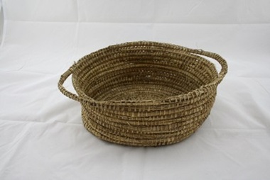 Woven basket, Kay Van Boekel, circa 1996