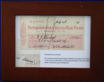 cheque