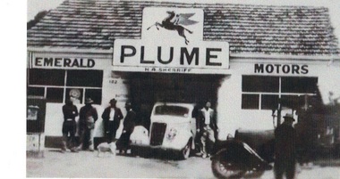 Photograph, Emerald Motors, Early 1950s?