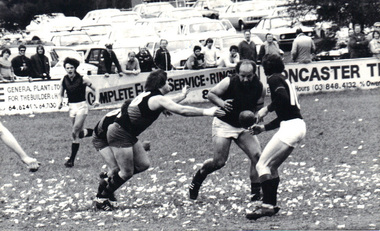 B/W Photograph, Emerald v Powelltown Grand Final 1983, 1983