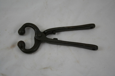Pincers for leading large animal by the nose