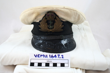 Australian Navy Officer's cap - Commander or Captain World War II