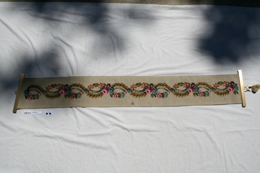 Tapestry Bell Pull, Lace Doilies