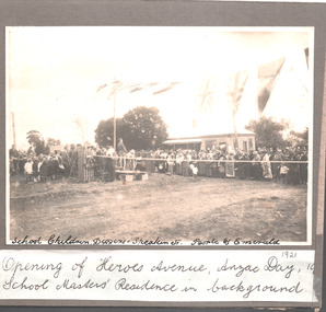 Mounted Photograph, 25/4/1921