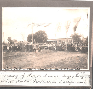Photograph - Mounted Photograph, 25/4/1921