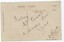 Back of 1912 New Year Postcard with written inscription