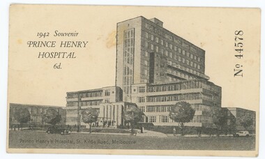 Postcard - Postcard of Prince Henry Hospital