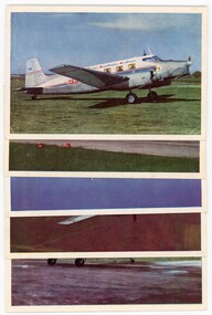 Group of five color postcards of Trans-Australian Airlines (TAA)